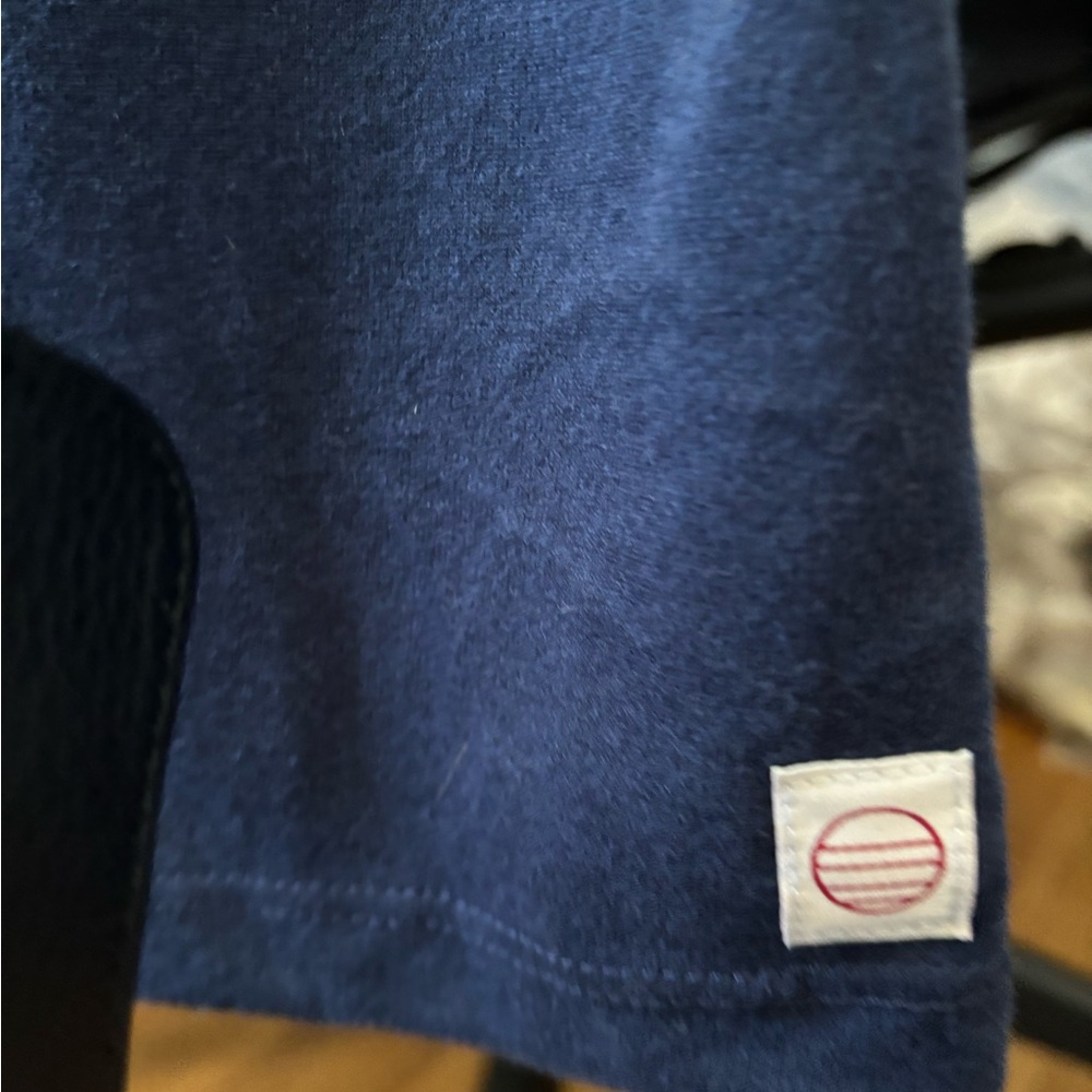 Marine Layer Short Sleeve Tee in Navy Blue - Picture 5 of 6